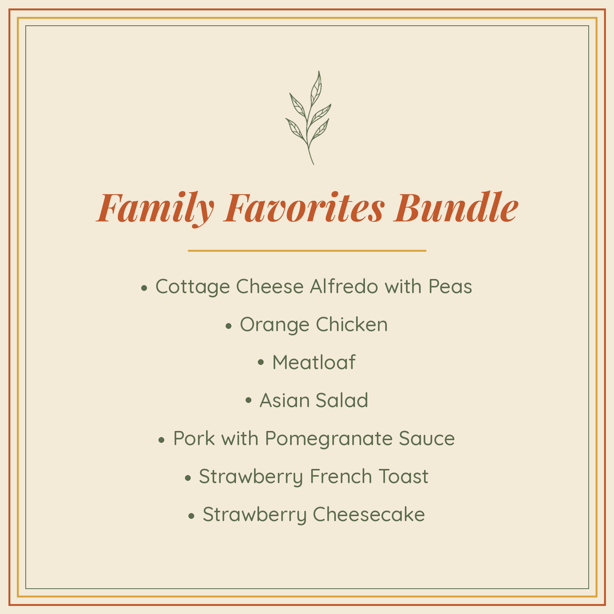 Family Favorites