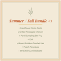 Summer / Fall Bundle #1